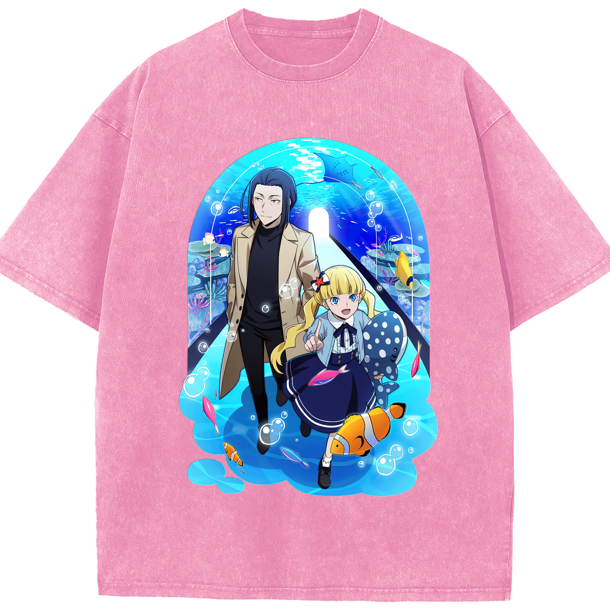 （画像用） 文豪ストレイドッグス Bungo Stray Dogs 綿100% ヴィンテージ風 半袖Tシャツ（フロントプリント）